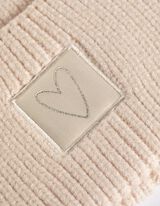 Čepice s bambulí - Jednobarevné - béžová