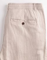 Chinohose - Leinen-Mix - beige