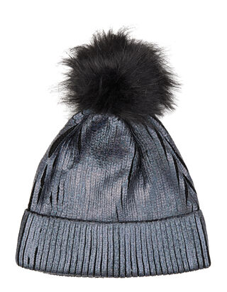 M&auml;dchen Pudelm&uuml;tze mit Rippenstruktur 