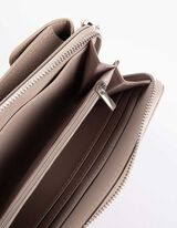 Borsa portacellulare - Similpelle - beige