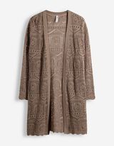 Cardigan - Lochspitze - beige