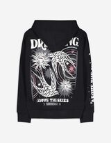 Meleg&iacute;tőfelső - H&aacute;tul nyomtatott minta - fekete