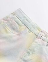 Shorts - Batikmuster - Hellgelb