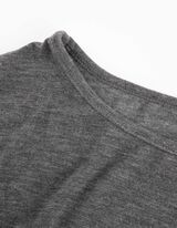 Majica dugih rukava - Tričetvrt rukavi - tamno-siva