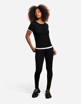 Legging - LENZING™ ECOVERO™ - zwart