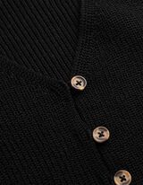 Stricktop - Zierkn&ouml;pfe - schwarz