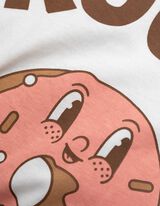 Majica kratek rokav - Tisk na hrbtu - belo