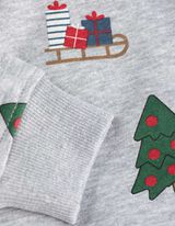 Sweatshirt - Kerst - grijs