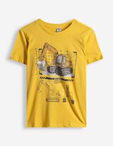 Shirt - Frontprint - gelb