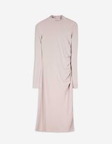 Rochie midi - Lurex - Bej