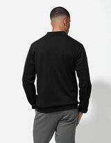 Felpa aperta - Percentuale di viscosa - nero