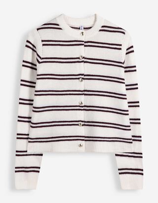 Cardigan - Knopfleiste - Off-White