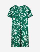Rochie - Fantă laterală - Verde inchis