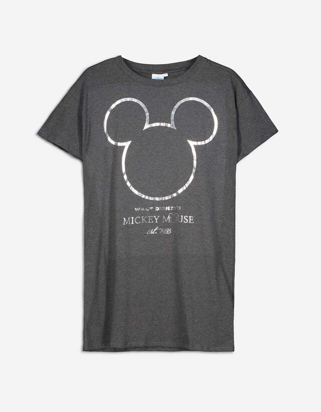 Maglia lunga - Topolino - grigio