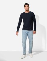 Pullover - Scollo rotondo - blu scuro