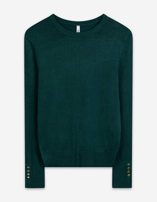 Strickpullover - türkis