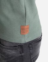 Hossz&uacute; ujj&uacute; felső - Lezser fazon - s&ouml;t&eacute;tz&ouml;ld