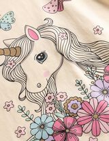 T-shirt - Impression avant - Beige