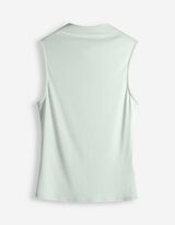 Top - Stehkragen - t&uuml;rkis