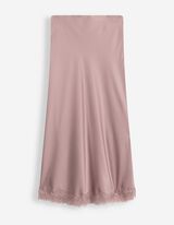 Midirock - einfarbig - rosa