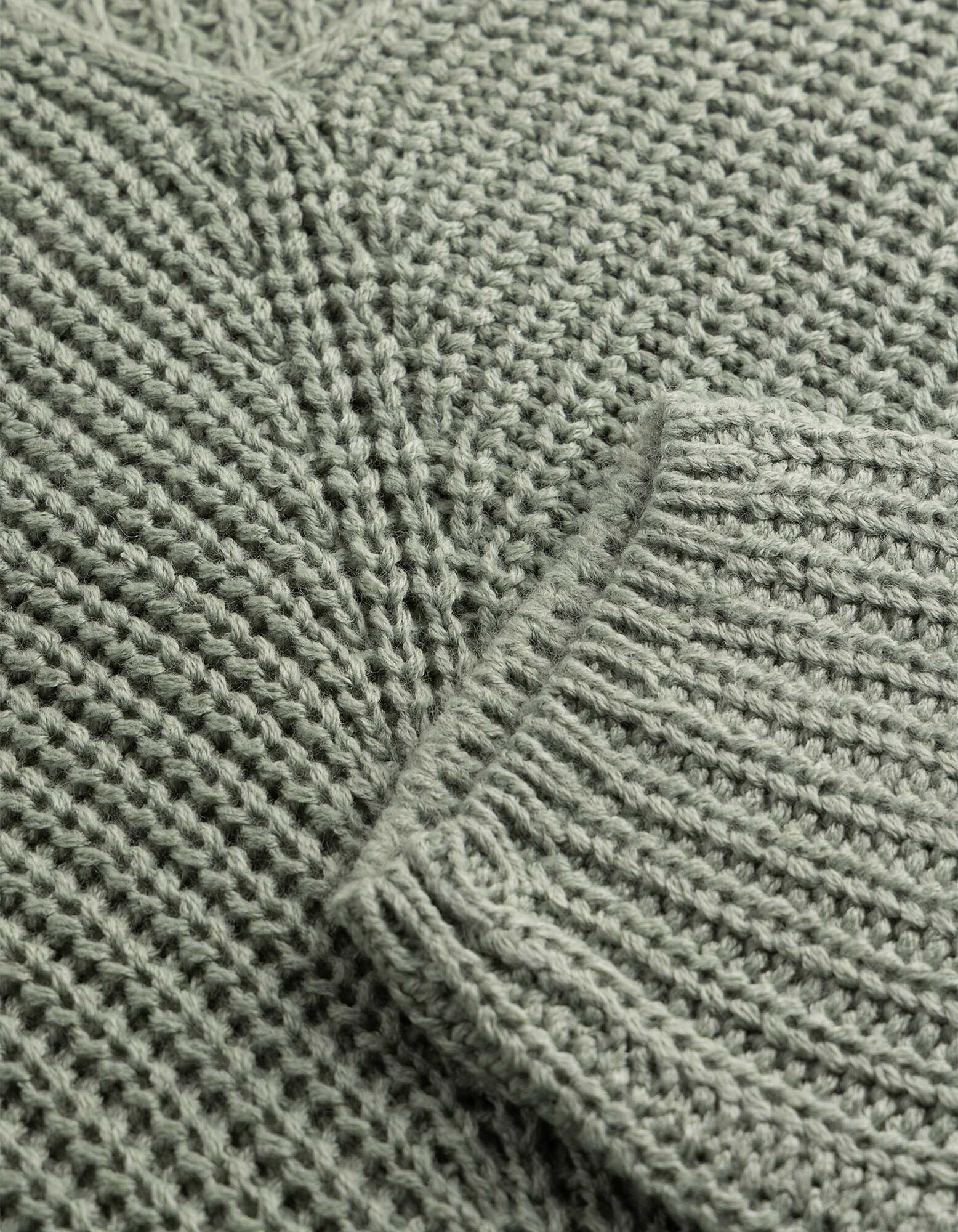 Trui - V-hals - Kaki