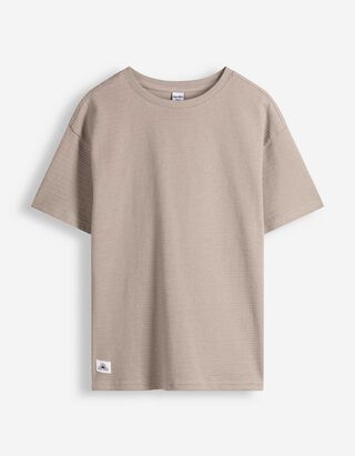 Shirt - Kurze &Auml;rmel - Beige