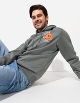 Džemperis - Atgalinis atspaudas - tamsiai zalias