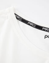 Tričko - Obsah modalu - biely