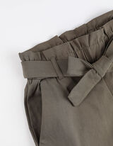 Cigarette-Hose - LENZING™ ECOVERO™ - dunkelgrün