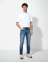 Džíny - Rovný střih Straight Fit - tmave modra