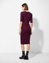 Abito - Misto viscosa - lilla scuro