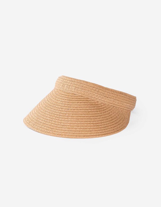 Sommerhut - gemustert - beige