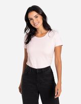 T-shirt - Podstawowy - rozowy