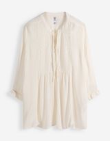 Bluse - Stickereien - wei&szlig;