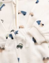 Set aus Kapuzenpullover und Hose - Fleece - Off-White