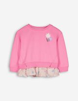 Sweatshirt - Volants - pink