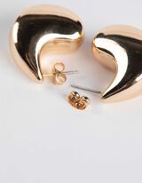 Ohrringe - einfarbig - goldfarben