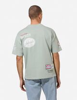 T-Shirt - Allover-Print - hellgr&uuml;n