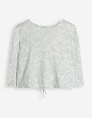 Shirt - Knotendetail - beige