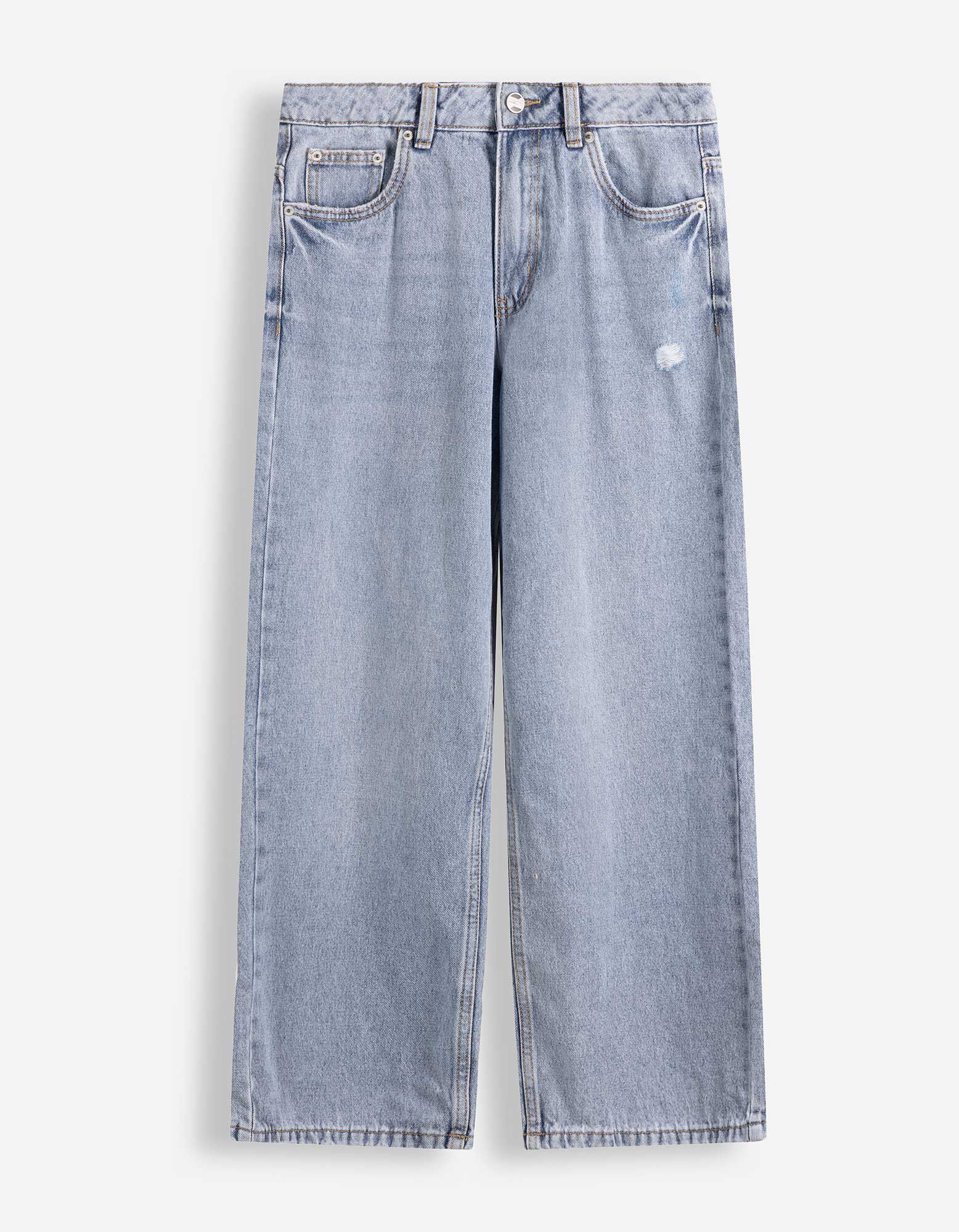 Jeans - Wide fit - blauw