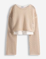 Strickshirt - Strick - beige