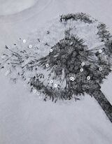 T-s&auml;rk - Litritega kaunistus - helesinine