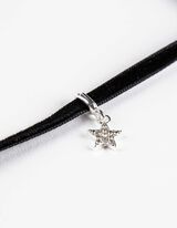 Choker - Medál - fekete