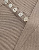 Langarmshirt - Zierkn&ouml;pfe - Grau