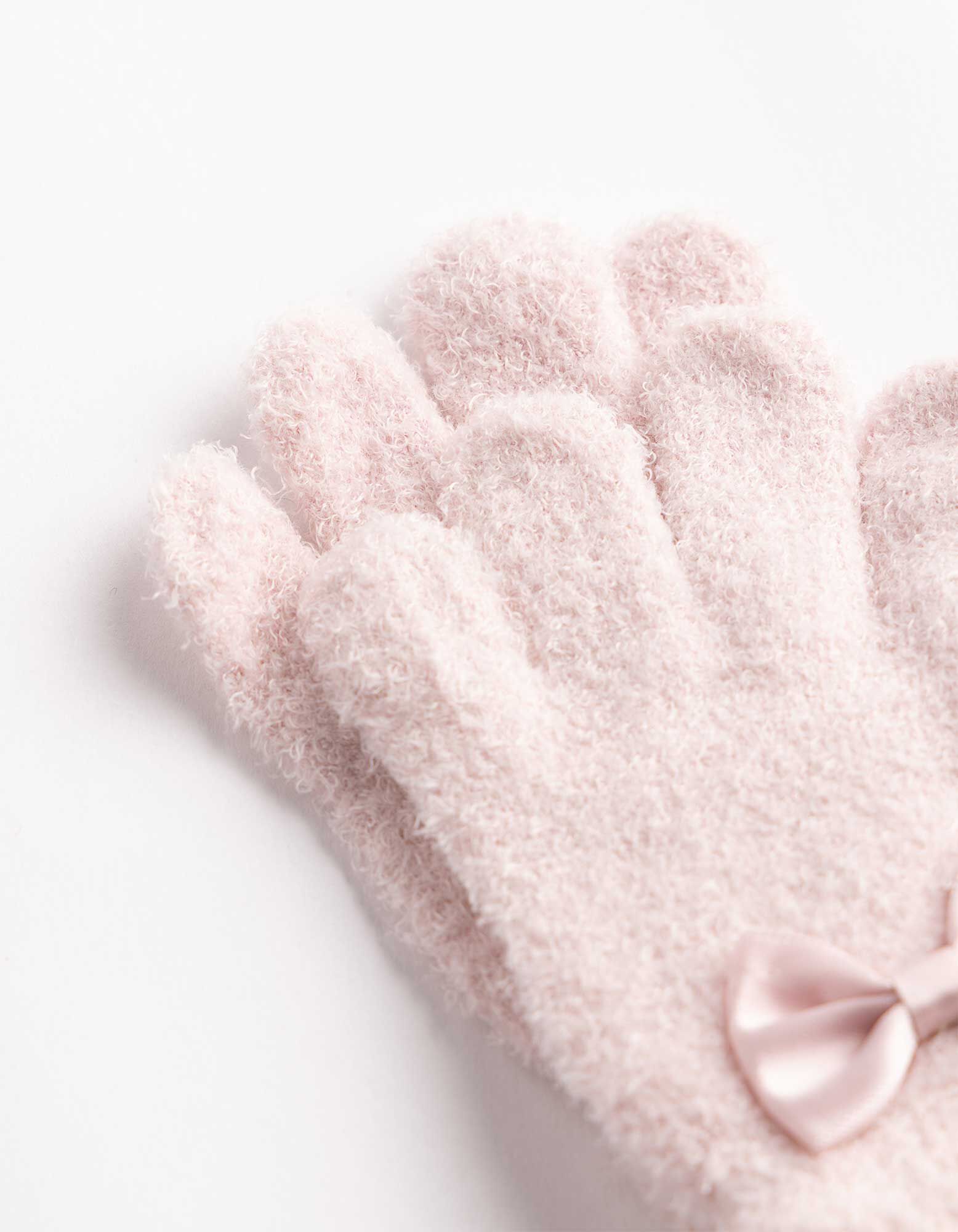 Handschuhe - Schleifenapplikation