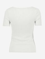 T-shirt - Teneur en viscose - blanc