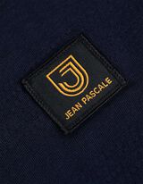 T-särk - pealeõmmeldud detail - tumesinine