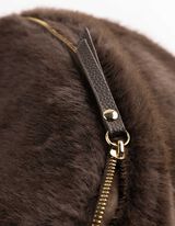 Hip Bag - Kunstfell - Braun