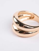 Prsteň - 2 ks v balení - zlata