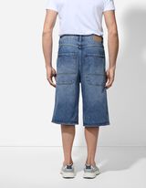Pantaloni scurți denim - Baggy Fit - Albastru deschis